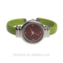 Neuestes Design, wasserdicht, blankes Gesicht, Metallarmband, Armreif, Dame